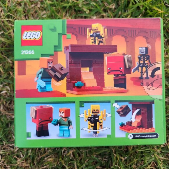 NEW 21266 LEGO Minecraft The Nether Lava Battle Toy Building Set Alex, Wither - Picture 2 of 16